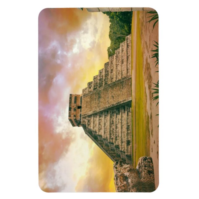 Imán Chichen Itza Fllexible Photo Magnet (Vertical)