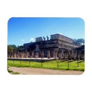 Imán Chichen Itza. Guerreros del templo