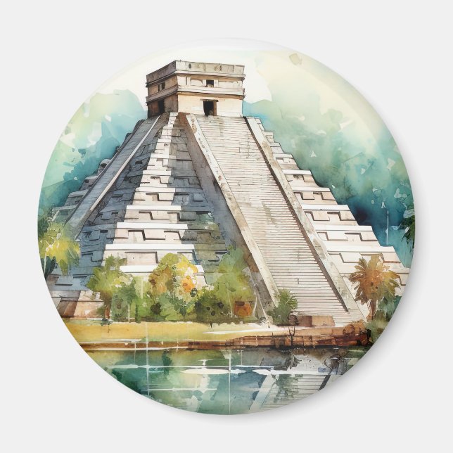 Imán Chichen Itza, Stretched (Frente)