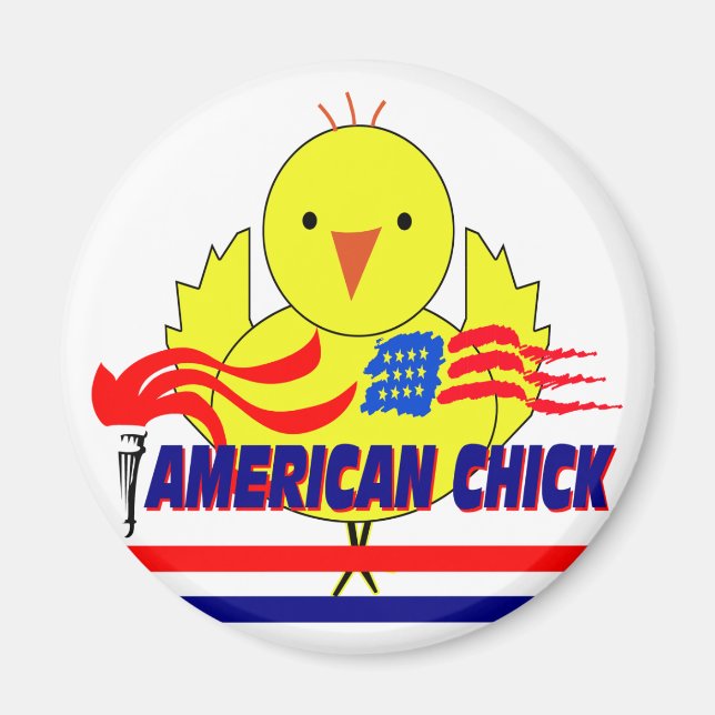 Imán Chick americano (Frente)