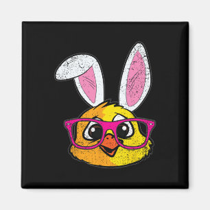 Imán Chick Bunny Ears Semana Santa Granja Animal Primav
