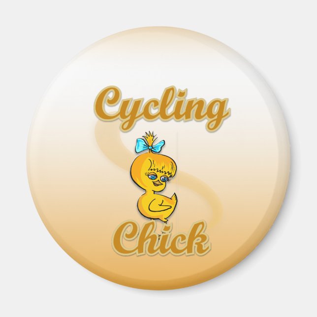 Imán Chick ciclista (Frente)
