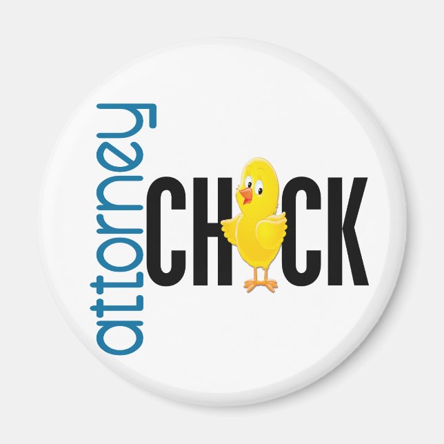 Imán Chick de abogado (Frente)