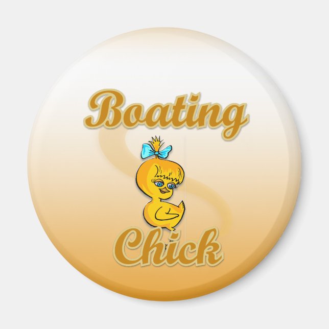 Imán Chick de barco (Frente)