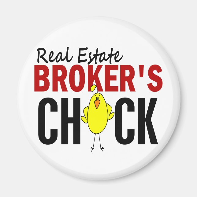 IMÁN CHICK DE BROKER INMOBILIARIO (Frente)