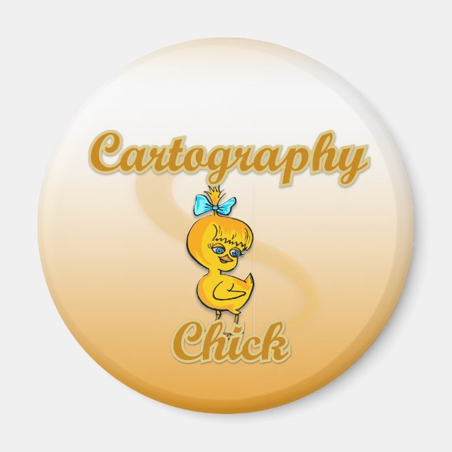 Imán Chick de cartografía (Frente)