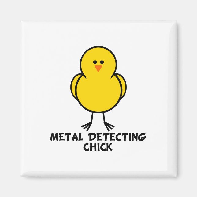 Imán Chick de detección metalizado (Frente)
