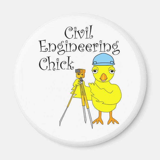 Imán Chick de ingeniería civil (Frente)