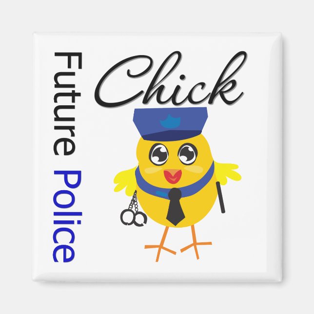 Imán Chick de la policía futura (Frente)
