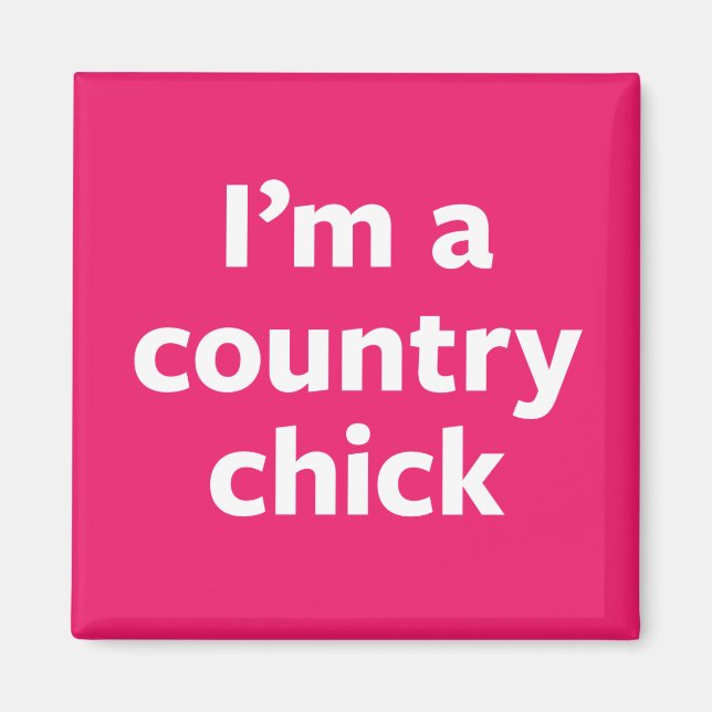 Imán Chick de país (Frente)