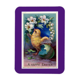 Imán Chick De Pascua Con El Colorido Huevos Magnet