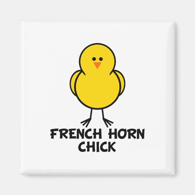 Imán Chick del Cuerno Francés (Frente)