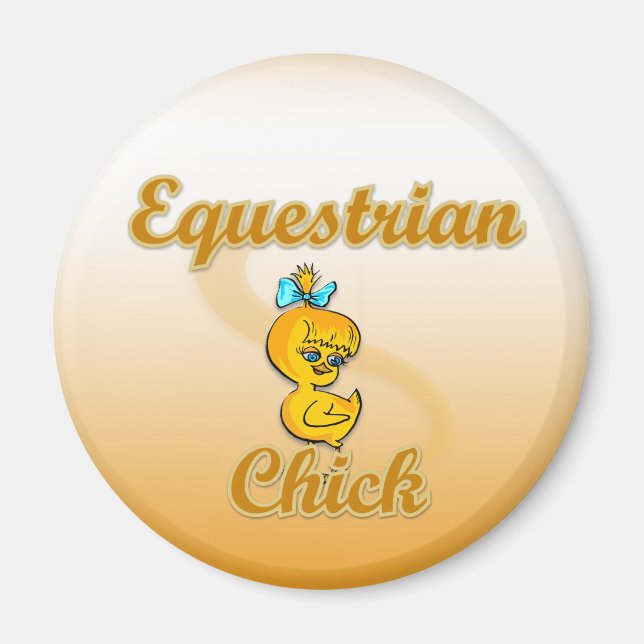 Imán Chick ecuestre (Frente)