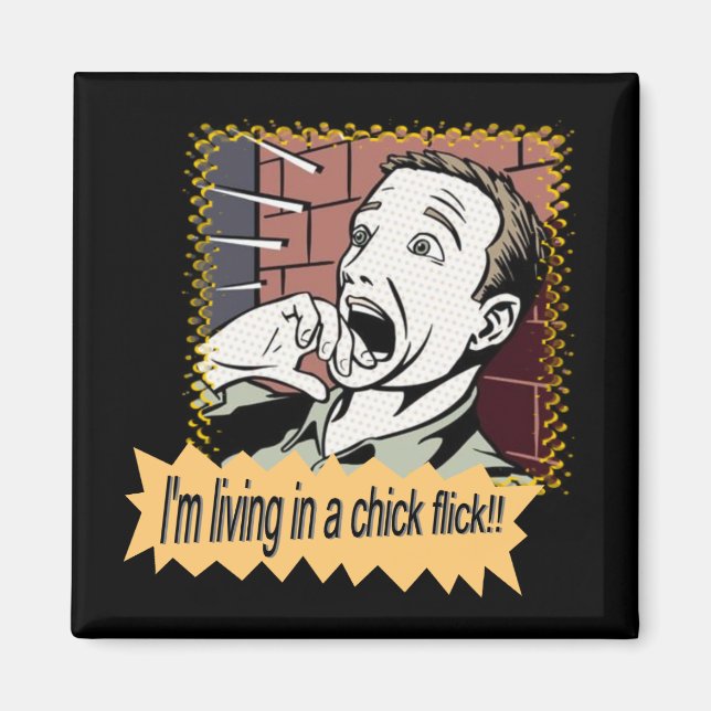 Imán Chick Flick Magnet (Frente)