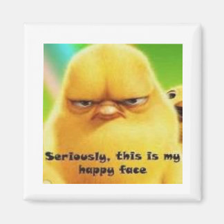 Imán Chick Happy Face