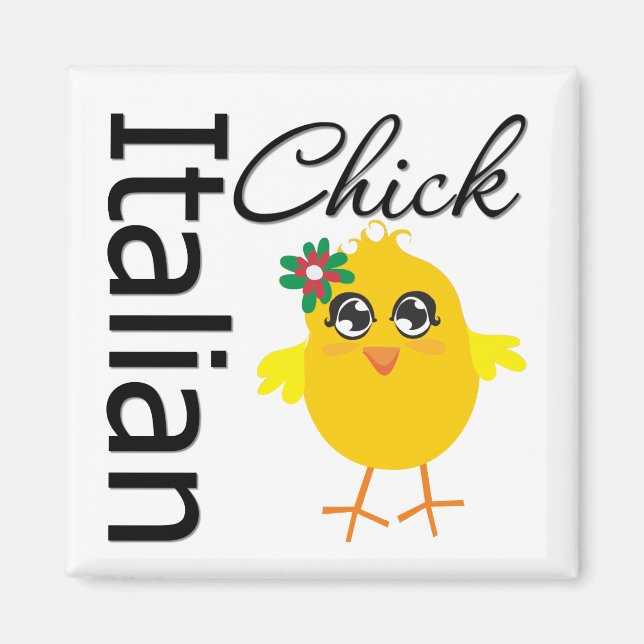 Imán Chick italiano (Frente)