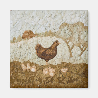 Imán Chicken Farmyard Magnet