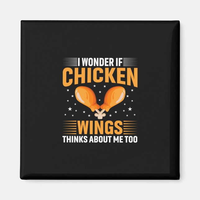 Imán Chicken Lover | Ala de pollo (Frente)