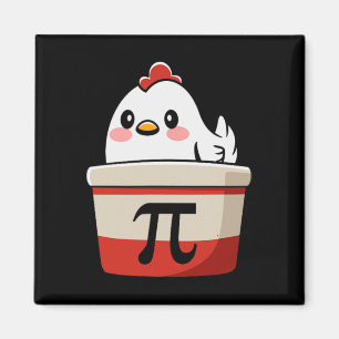 Imán Chicken Pot Pie Funny Math Lover Pi Day Student