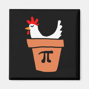 Imán Chicken Pot Pie Funny Math Lover Pi Day Student