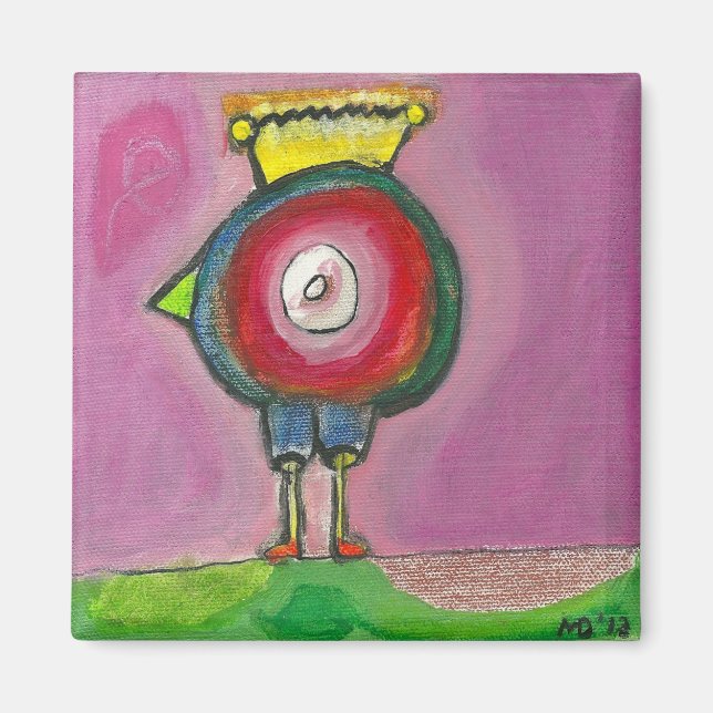 Imán CHICKWOMAN Magnet (Frente)