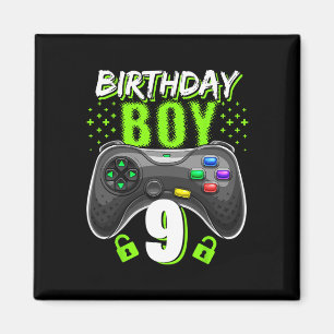 Imán Chico 9 Controlador de videojuegos Regalo de cumpl
