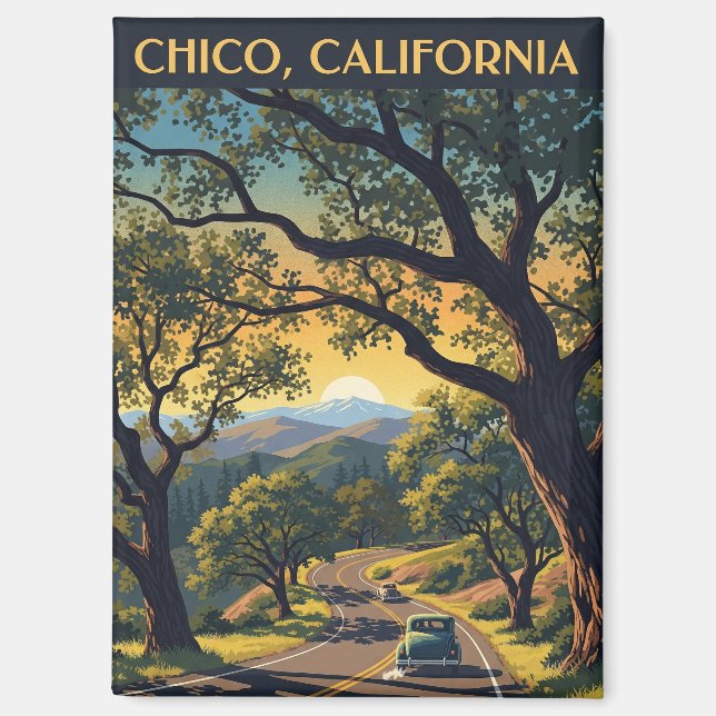 Imán Chico California Travel (Anverso)