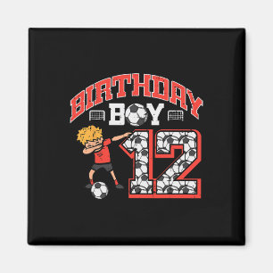 Imán Chico Cumpleañero 12 Fútbol Dab 12 Años Cumpleaños