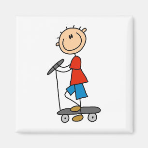 Imán Chico de la figura del stick en Scooter