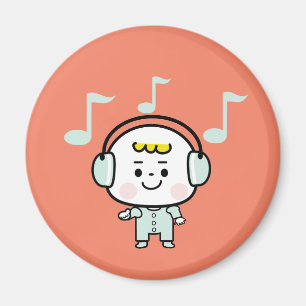 Imán chico de la música