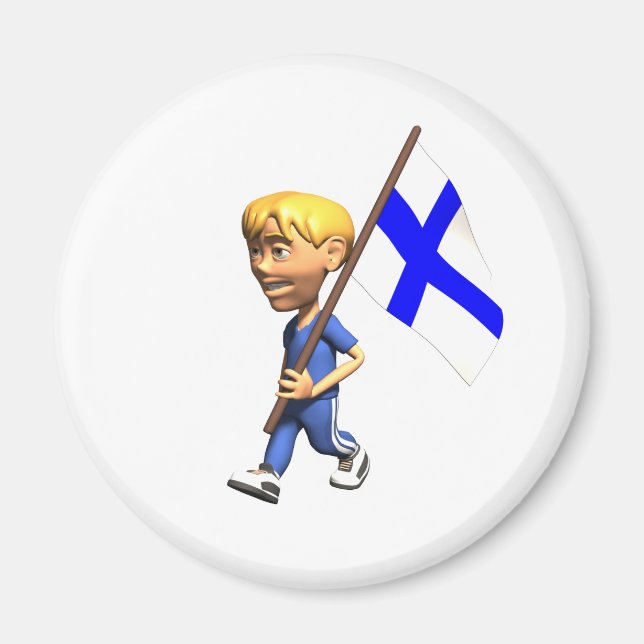 Imán Chico finlandés (Frente)