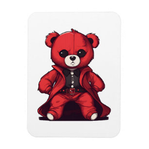 Imán Chico rojo de peluche