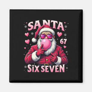 Imán Chicos Chicas Navidad Meme Rosa