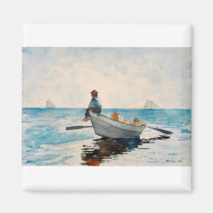 Imán Chicos en una historia (1880) de WinslowHomer