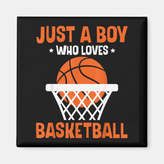 Imán Chicos Solo Un Chico Que Ama El Basquetbol Bball