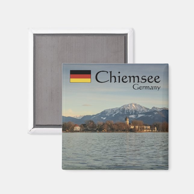 Imán Chiemsee Alemania Souvernir (Anverso/Reverso)