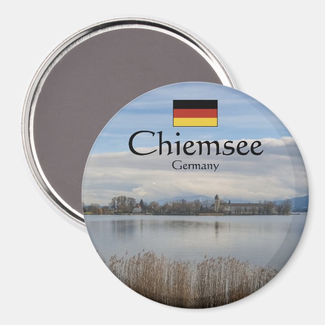 Imán Chiemsee Germany Souvenir (Anverso/Reverso)