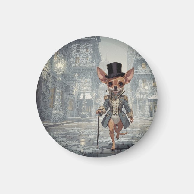 Imán Chihuahua About Town In Paris (Frente)