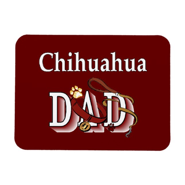 Imán Chihuahua Dad (Horizontal)