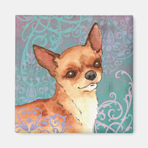 Imán Chihuahua elegante