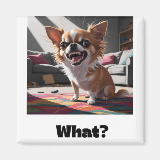 Imán Chihuahua enojada
