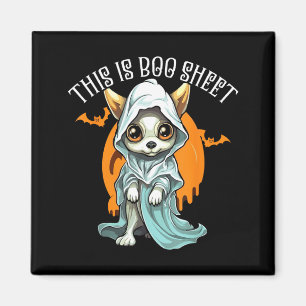 Imán Chihuahua Halloween Cachorro Truco o trato Espeluz