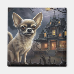 Imán chihuahua Halloween Scary