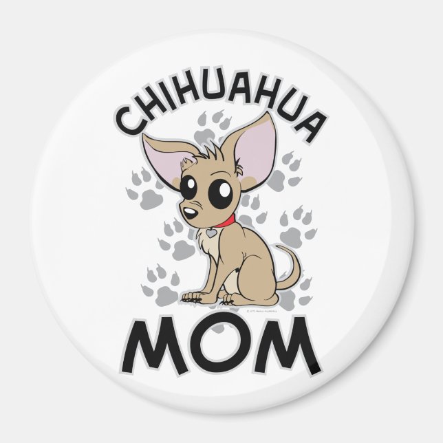 Imán Chihuahua Mom (Frente)