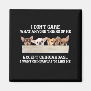 Imán Chihuahua No me importa lo que alguien piense de m
