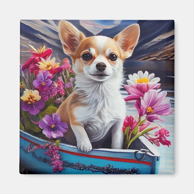 Imán Chihuahua sobre un remo: Una aventura escénica (Frente)