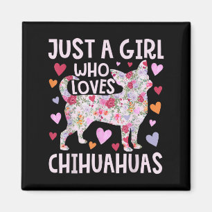 Imán Chihuahua, solo un Chica que ama a Chihuahuas Perr