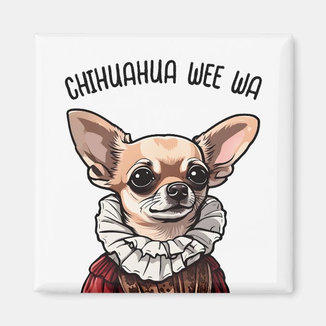 Imán Chihuahua wee wa (Frente)