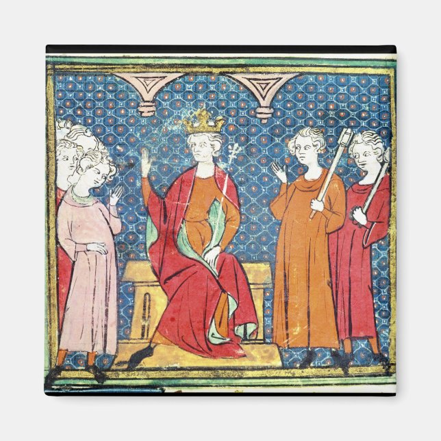 Imán Childeric II , Merovingian Rey de Austrasia (Frente)