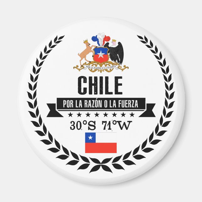 Imán Chile (Frente)